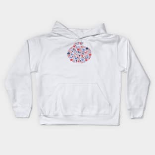 Curling Collage Kids Hoodie